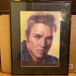 Elvis Presley Framed Art Print.